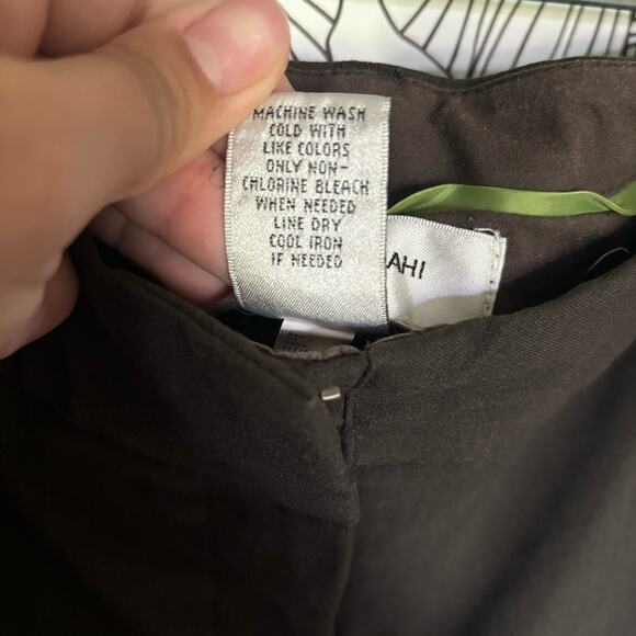 Isaac Mizrahi for Target Dark Brown Pants Slacks Women's Size 8 - Picture 5 of 8